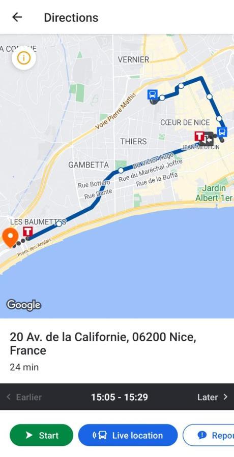 Magnifique Appartement 60M2 ,3 Pieces , Equipee,Tres Lumineux, 2 Minutes A Pied De La Plage Nice Eksteriør bilde