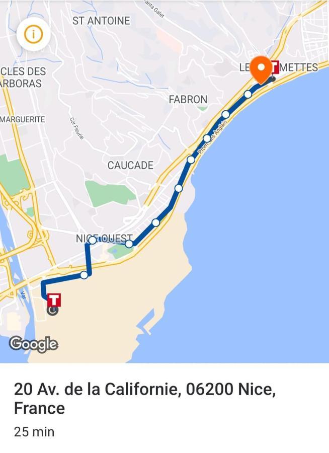 Magnifique Appartement 60M2 ,3 Pieces , Equipee,Tres Lumineux, 2 Minutes A Pied De La Plage Nice Eksteriør bilde